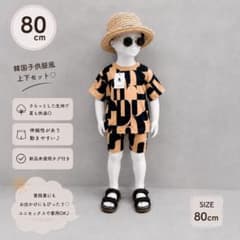 【新品タグ付き】 &mignon セットアップ 半袖 80 韓国子供服のサムネイル
