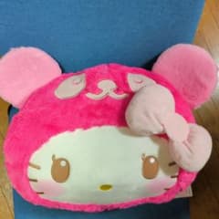 パンダ　ハローキティ　まるっこヘッドBIGぬいぐるみ