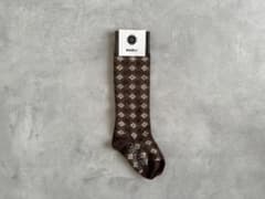MABLI / CASTELL LONG SOCKS KHAKI - XSのサムネイル