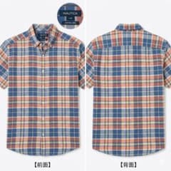 NAUTICA 半袖チェックシャツ Mサイズのサムネイル