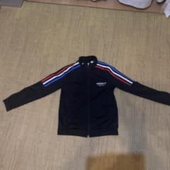 adidas 3本ライン ジャージ 130 黒のサムネイル
