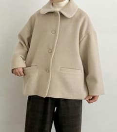 tandey 休日と詩 マーブルショートコート 2024AW - メルカリ