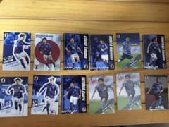 カルビー サッカー日本代表 トレーディングカード 11枚 バラ売り可！のサムネイル