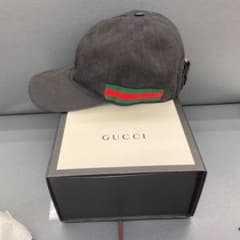 ◆GUCCI◆GGキャンバス◆BLACK◆キャップ◆箱保存袋付き◆のサムネイル