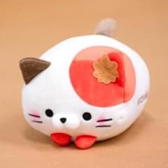모치후와! 무렵 냥코 히로시마 한정 모미지 만주냥 봉제인형 고양이