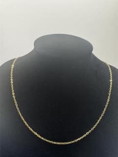 日本製Ⓚ18アズキチェーンネックレス1.68g 45cm ホ一ルマ一ク刻 日本製K18アズキチェーンネックレス1.68g ホ一ルマ一ク刻 - メルカリ