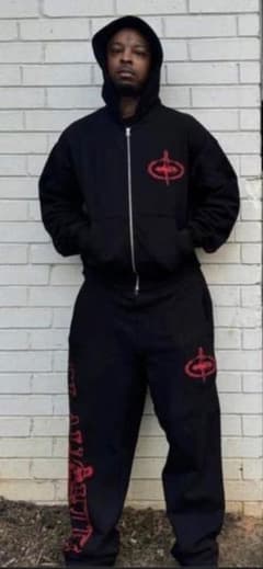 コーテイズ　corteiz 21savage スウェットパンツ　ブラックのサムネイル
