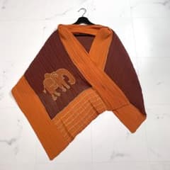 PLEATS PLEASE ミーイッセイミヤケ プリーツストール 象 ポンチョ