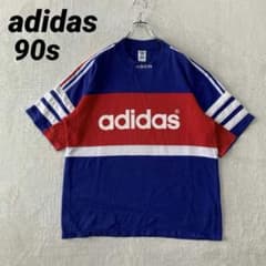 レア！90s adidas アディダス 半袖 スウェット シャツ デサント XL