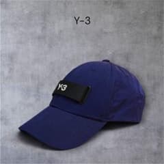 美品】Y-3 ナイロン100% ベースボールキャップ パープルネイビー系 