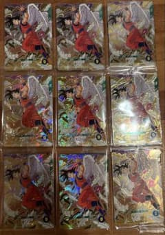 ドラゴンボール ゴッドレアカード3種セット未開封パック9個