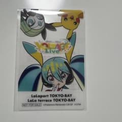 포켓몬 하츠네 미쿠 포케미 클라이브 라라포토 특전 클리어 카드 1장