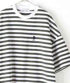U.S. POLO ASSN. ビッグシルエット マルチボーダーリンガーネックのサムネイル