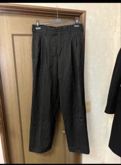 gucci トムフォード期　ワイドスラックス　ウール×モヘヤ gucci トムフォード期 ワイドスラックス ウール×モヘヤ - メルカリ