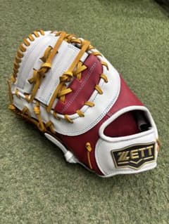 ゼットソフトグラブ リアライズ 捕手・一塁手兼用 3号ボール用 レッド 