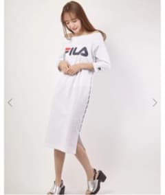 CECIL McBEE  FILAコラボ　ワンピース　白のサムネイル