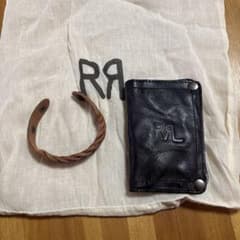 限定セール未使用RRLブラックレザーウォレット財布ビンテージ加工、ブレスレット 限定セール未使用RRLブラックレザーウォレット財布ビンテージ加工
