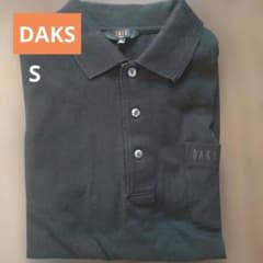DAKS GOLF ポロシャツ ブラック Lサイズ