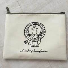 【新品】値下げしました。北欧 リサラーソン ライオン ポーチ 非売品。のサムネイル