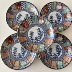 有田焼 古伊万里 金彩 祥瑞花丸紋 小皿 中皿 5枚 - メルカリ