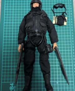 GIジョー ミリタリーフィギュア 特殊部隊 ブラック装備 - メルカリ