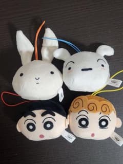 クレヨンしんちゃん ころころフェイスマスコット 4種セット