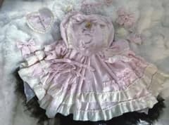 生誕祭ピンク フリル ドレス パニエ付きのサムネイル