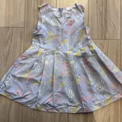 petit main 花柄ワンピース 90サイズのサムネイル
