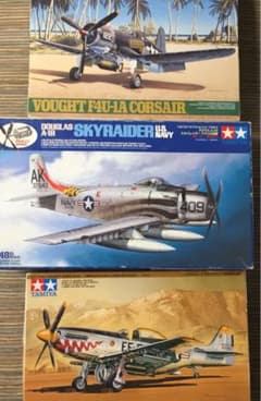 1/48タミヤ アメリカ軍機 3機セットのサムネイル