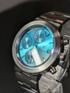 シチズン xC クロスシー クロノグラフ メタリックブルー 箱説コマ付 新品電池のサムネイル