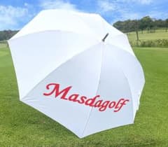 T*I様 レア☆ Masda golf マスダゴルフ 晴雨兼用傘 ホワイト - メルカリ