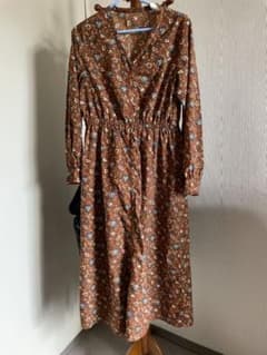 花柄 ロングワンピースのサムネイル