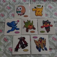 ポケモンパンデコキャラシール ７枚のサムネイル