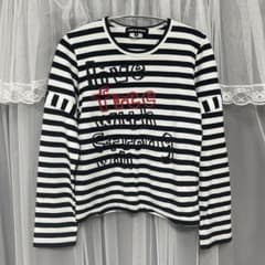 COMME des GARÇONS ボーダー長袖カットソー - メルカリ