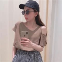 アシメデザインショルダーteeのサムネイル