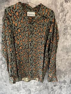 wacko maria レオパード　長袖シャツ　アロハシャツのサムネイル