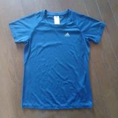 adidas アディダス レディース半袖 Tシャツ 紺 Mのサムネイル