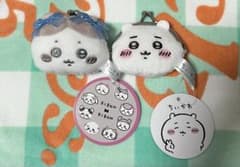 ちいかわ がま口ポーチ 2種セット (ハチワレ・ちいかわ)のサムネイル