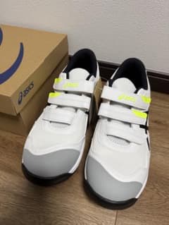 新品　安全靴　27.5cmアシックス ウィンジョブ CP215 ホワイトのサムネイル