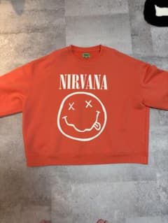 キムタク着 NIRVANA×GDC Collabo Crew Sweat Lのサムネイル