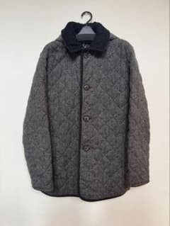 LAVENHAM キルティングジャケット グレー Mのサムネイル