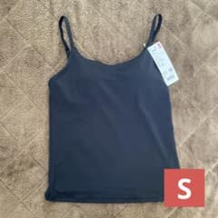 【新品/未使用タグ付】UNIQLO エアリズム ブラキャミソール Sのサムネイル