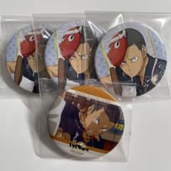 ハイキュー 田中龍之介 缶バッジ 4個セット - メルカリ