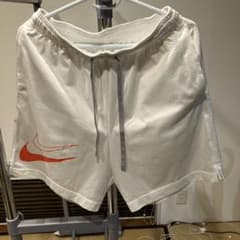 NIKE バスケショートパンツ ホワイト メッシュのサムネイル