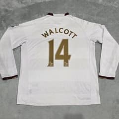 アーセナル　ウォルコット　ユニフォーム　XXL　長袖　NIKE　白　ハーバード