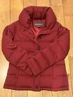 Eddie Bauer 赤 ダウンジャケット PSのサムネイル
