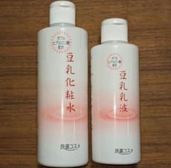 良選企画　豆乳化粧水＋豆乳乳液/２本セット　日本製のサムネイル