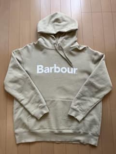 Barbour ロゴ スウェット フード パーカー　ライトブラウンのサムネイル