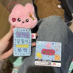 チェゴシムぬいぐるみ マスコット ピンク お守り　ふわふわ