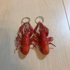 ザリガニ キーホルダー 2個セットのサムネイル